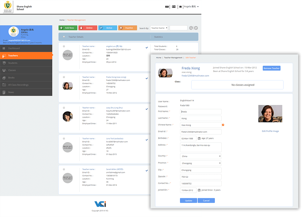 online virtual classroom project